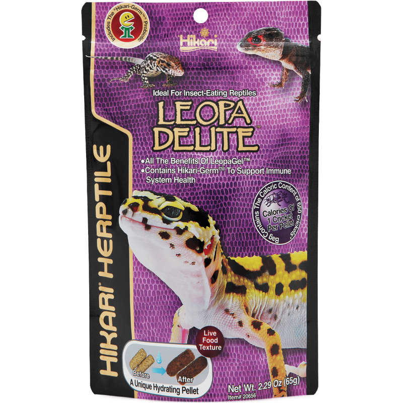 Nourriture reptile pas chere Hikari Leopa Delite 65 g