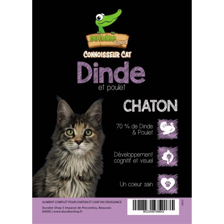 Vente croquettes chaton à la dinde Dundee Food