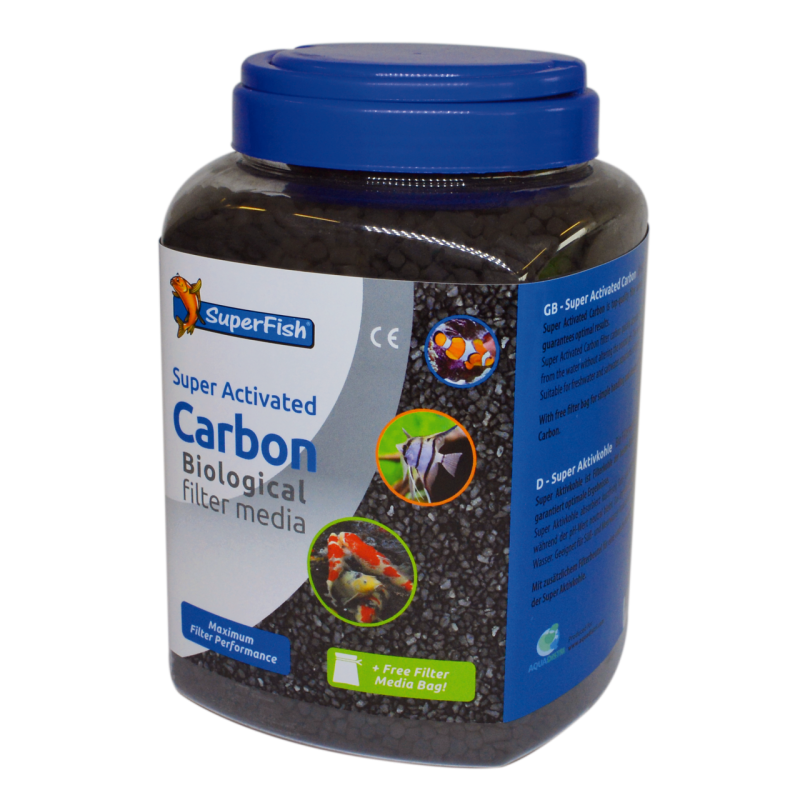 Charbon actif grand aquarium 2 litres commande