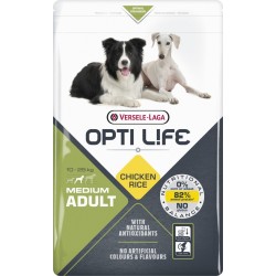 Croquettes poulet Medium Adult Opti Life pour chien