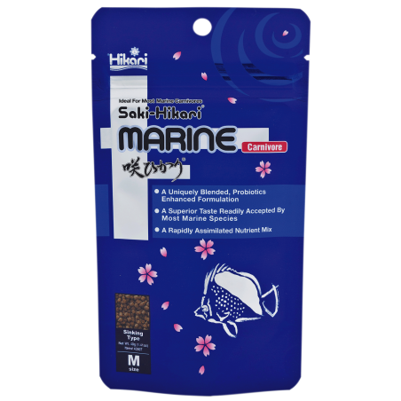 Granulés carnivores poisson marin commande 40 g