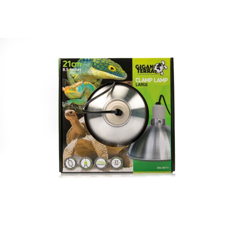 Lampe pince terrarium 21 cm UV et chaleur en vente
