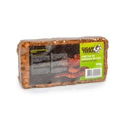 Substrat coco en morceaux terrarium tropical