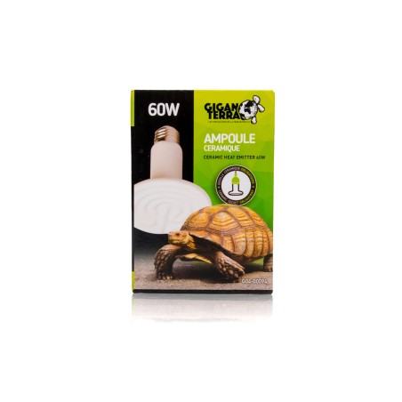 Ampoule céramique 60W GiganTerra pour reptiles en vente