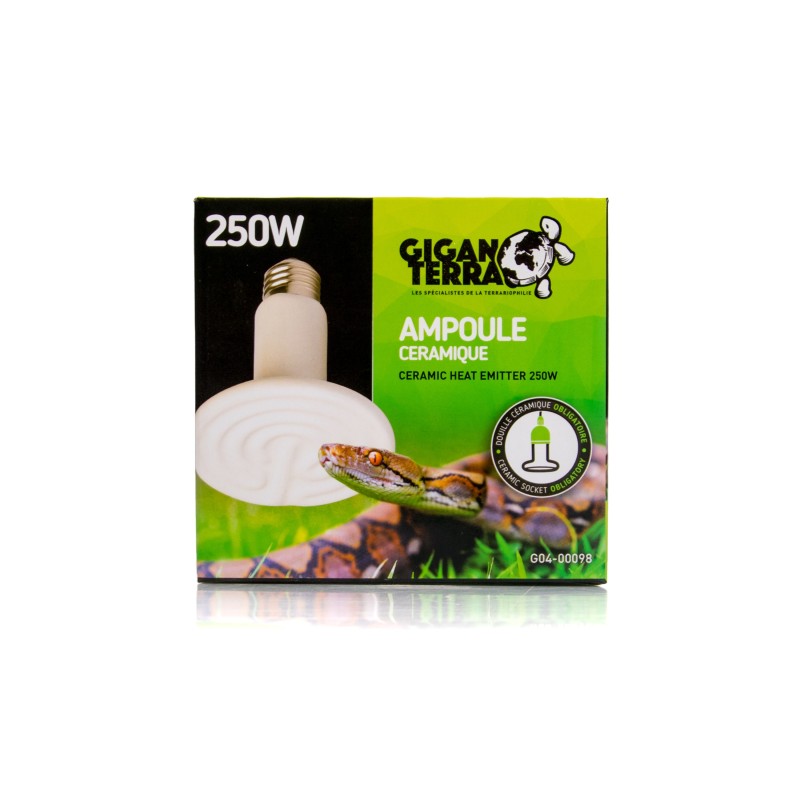 Vente Ampoule céramique 250W reptiles grands terrariums