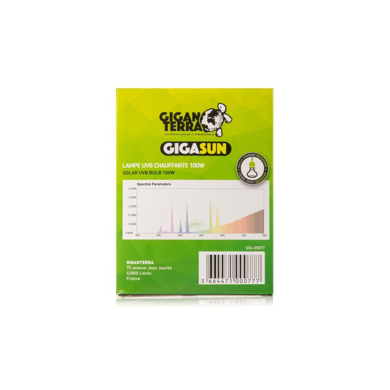 Lampe UVB 100W reptiles diurnes vente en ligne