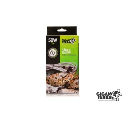 Achat Câble chauffant 50 W GiganTerra 7 m reptile