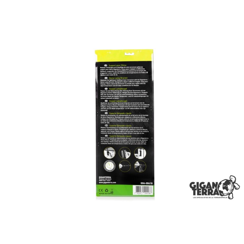 Support réglable pour dôme lampe terrarium GiganTerra