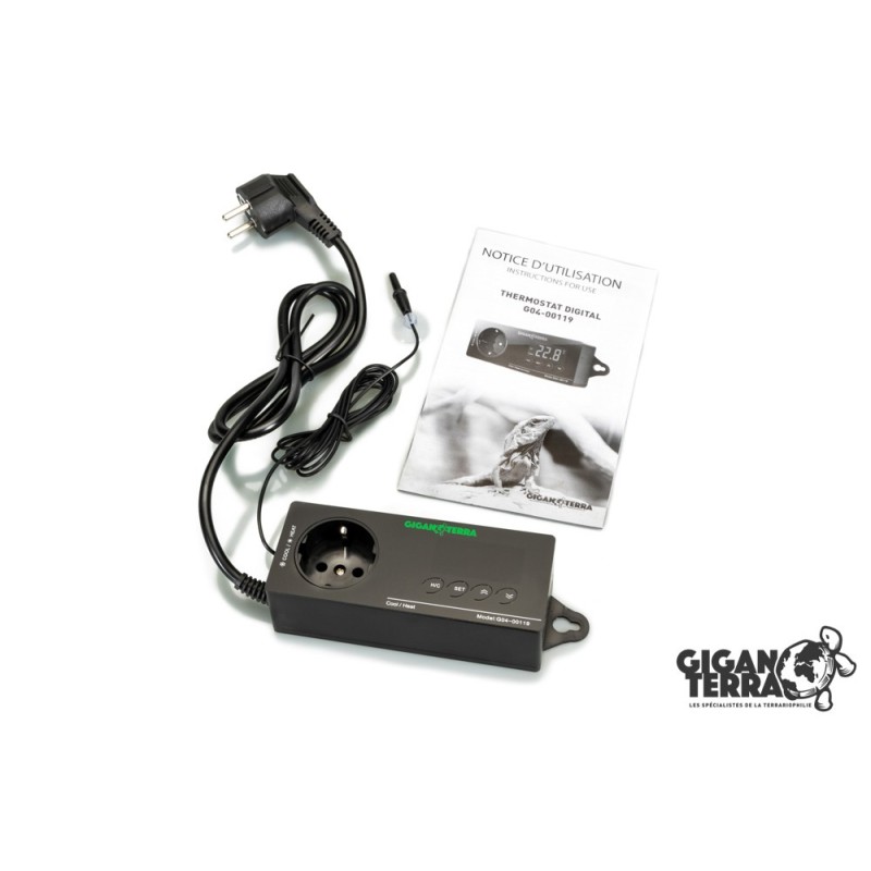 Thermostat digital pour terrarium pas cher en commande