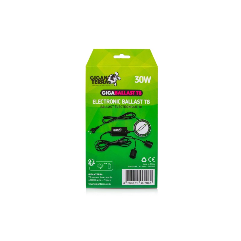 Ballast T8 30W terrarium GiganTerra en vente en ligne