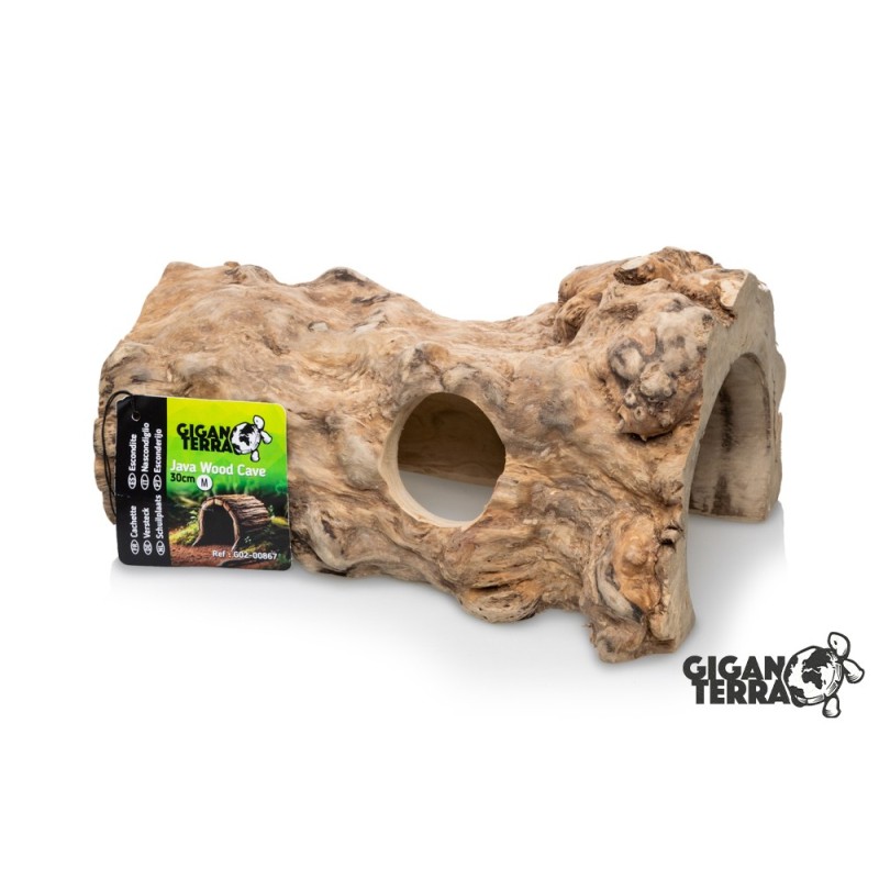 Cachette Java bois reptile 30 cm GiganTerra achat