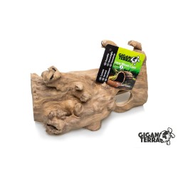 Cachette bois Java 25 cm GiganTerra reptile pas chère