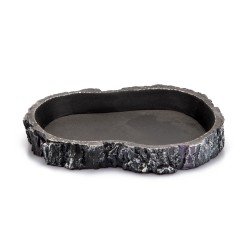 Gamelle eau reptile grise GiganTerra M pas chère