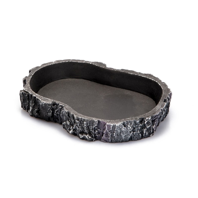 Gamelle eau reptile grise GiganTerra M pas chère