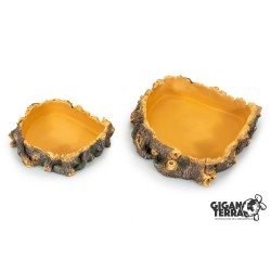 Gamelle eau d’angle compacte reptile GiganTerra 15x14x4