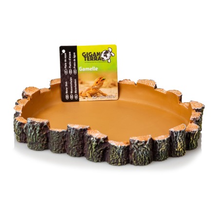Gamelle rondin terrarium vente en ligne format compact