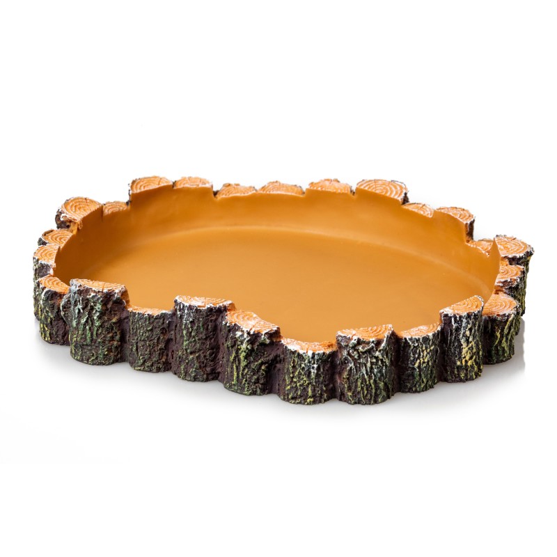 Gamelle rondin terrarium vente en ligne format compact