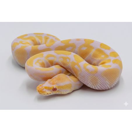Vente Python Royal Albinos Pastel pucé et élevé en captivité