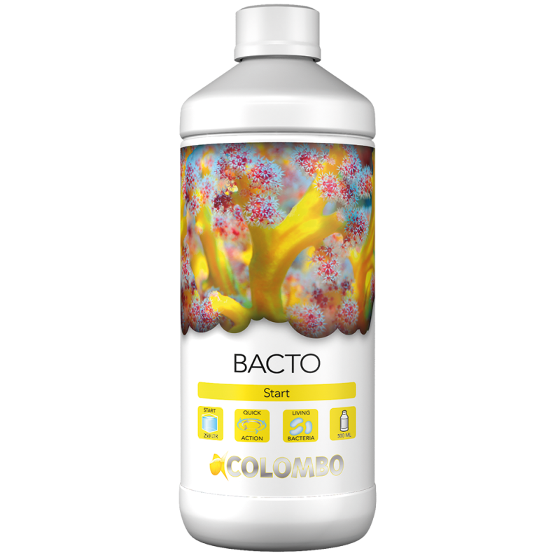Flacon Marine Bacto Start Colombo 500 ml bactéries pour aquarium eau de mer