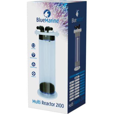 Réacteur à médias filtrants Blue Marine 2100 de 3,5 litres pour aquarium marin