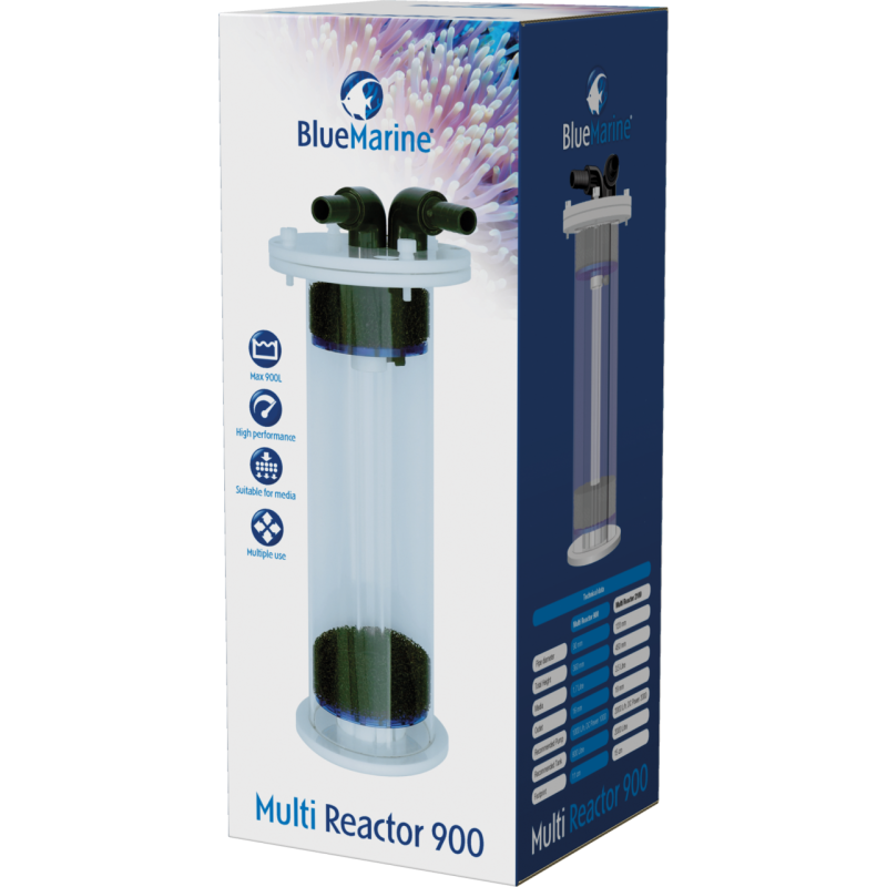 Réacteur à médias filtrants Blue Marine 900 de 1,7 litre pour aquarium marin
