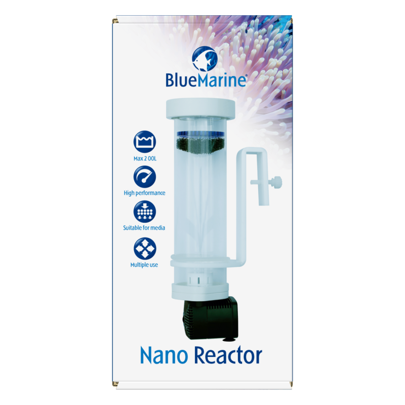 Nano réacteur à médias avec pompe intégrée, aquarium marin