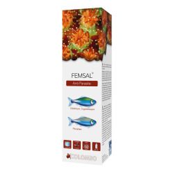 Flacon Marine Femsal Colombo 500 ml traitement antiparasitaire pour aquarium récifal