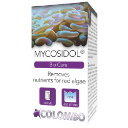 Flacon Marine Mycosidol Colombo 120 ml traitement anti cyanobactéries pour aquarium marin