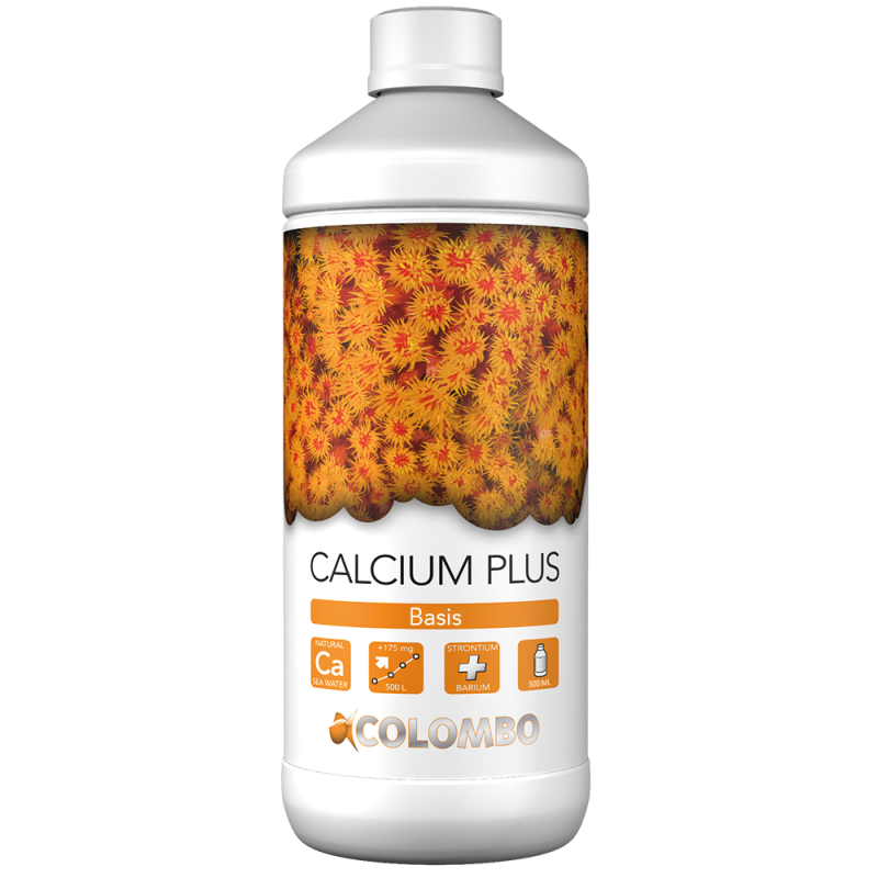 Flacon Marine Calcium+ Colombo 500 ml additif calcium pour aquarium récifal