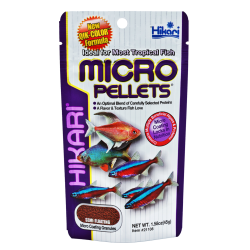 Pot de granulés Hikari Micro Pellets 45 g pour petits poissons tropicaux d'eau douce