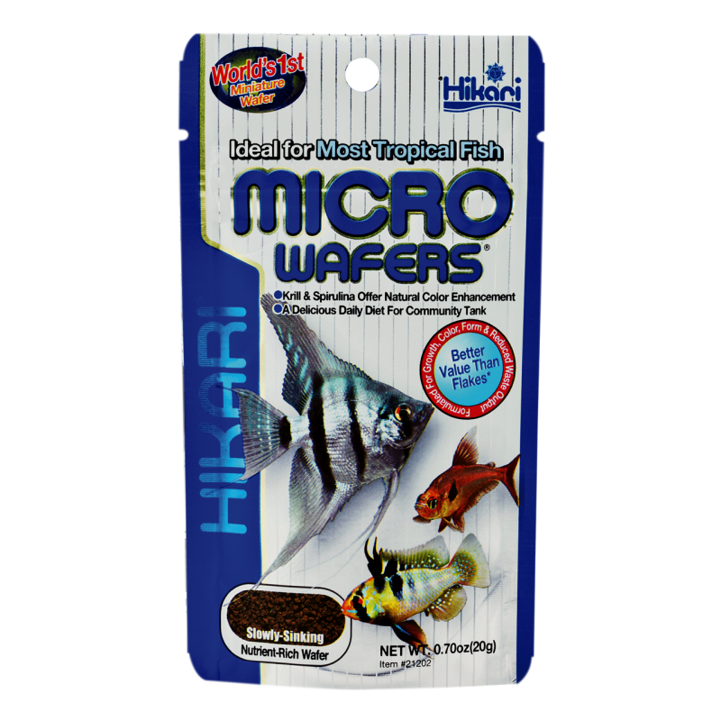 Sachet Hikari Micro Wafers 20 g nourriture en disques pour poissons tropicaux