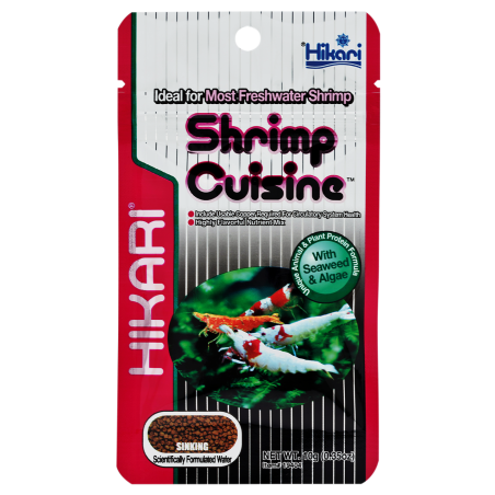 Sachet Hikari Shrimp Cuisine 10 g granulés pour crevettes Caridina et Neocaridina