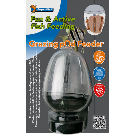 Distributeur de légumes ajouré SuperFish Grazing Pod Feeder avec fil de suspension