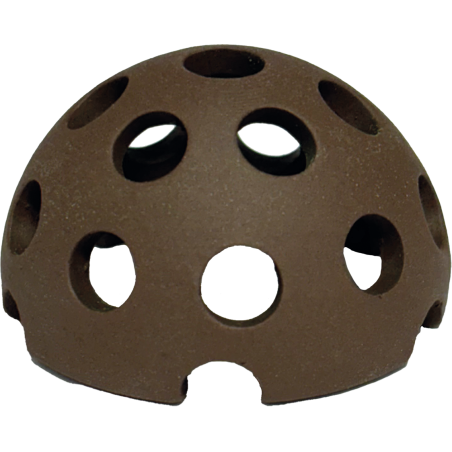 Cachette en céramique SuperFish Shrimp Dome S de 5 x 5 x 3 cm pour crevettes d'aquarium