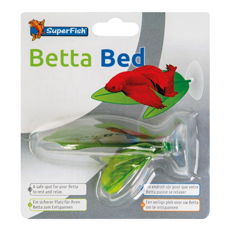 Plateforme de repos à deux feuilles SuperFish Betta Bed pour poisson combattant