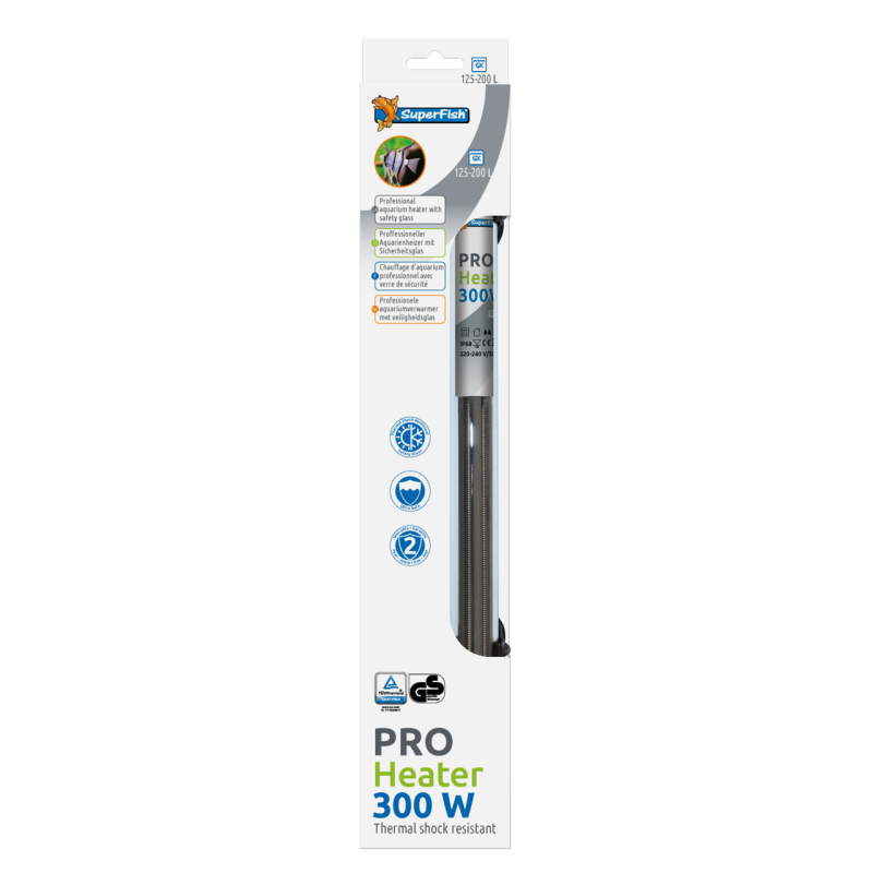 Chauffage 300 W réglable pour grand aquarium tropical