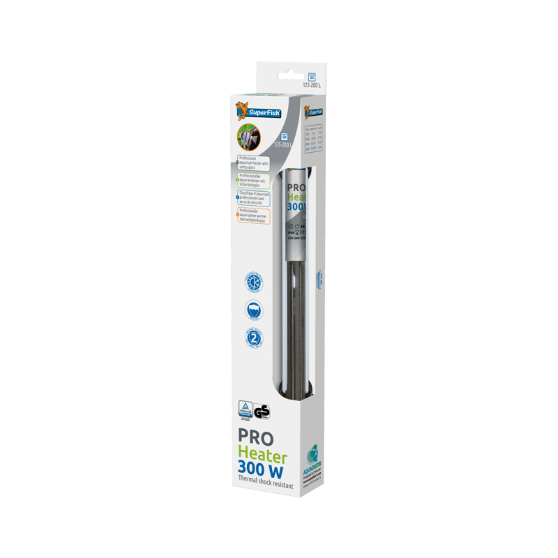 Chauffage 300 W réglable pour grand aquarium tropical