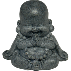 Statuette de moine en prière SuperFish Eco Deco en résine et sable pour aquarium