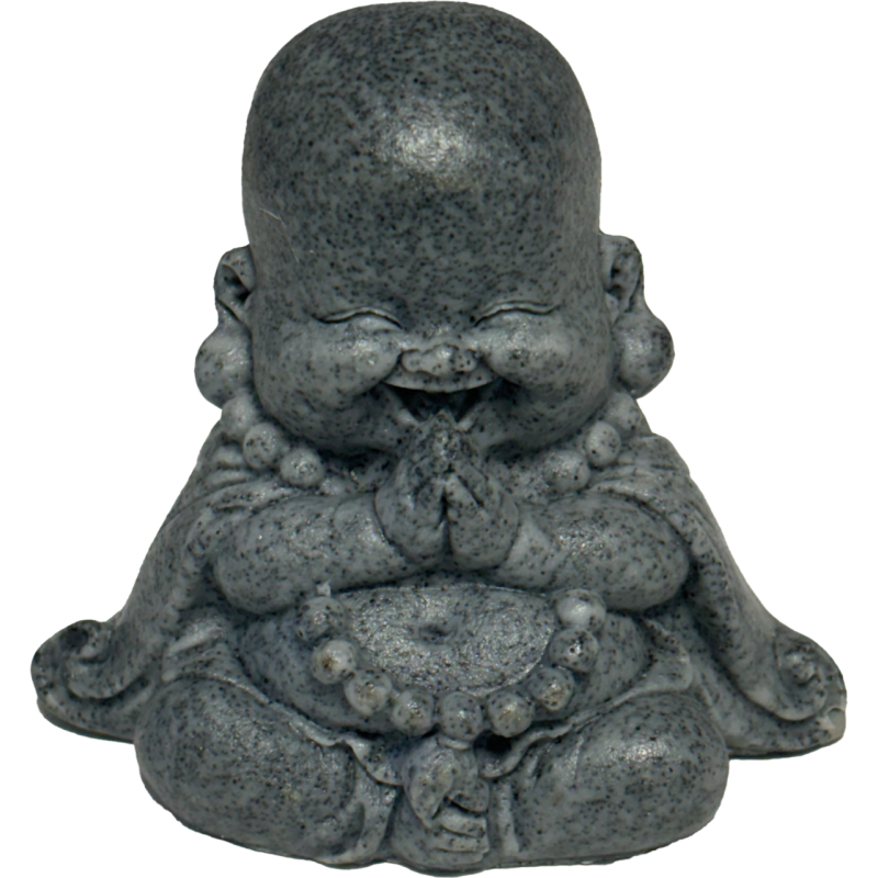 Statuette de moine en prière SuperFish Eco Deco en résine et sable pour aquarium