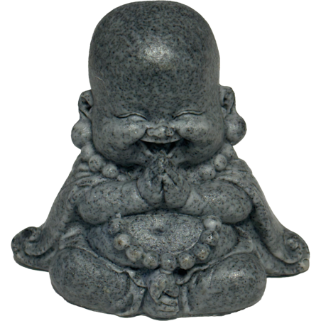 Statuette de moine en prière SuperFish Eco Deco en résine et sable pour aquarium