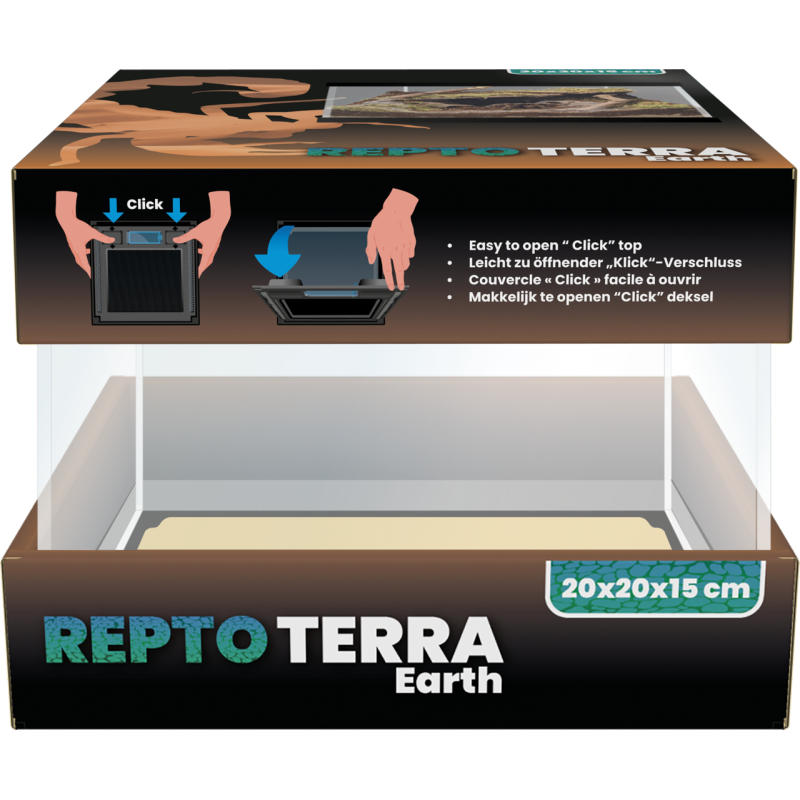 Repto Terra Earth Terrarium 20x20x15cm
