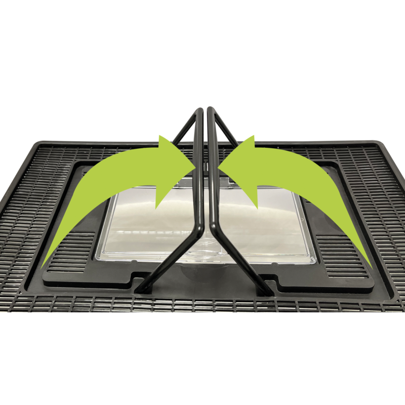 Repto Box 42x26x16 cm : Grande boîte d’élevage pour reptiles et invertébrés