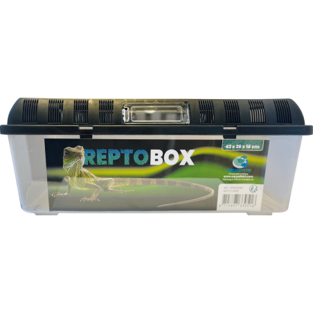 Repto Box 42x26x16 cm : Grande boîte d’élevage pour reptiles et invertébrés