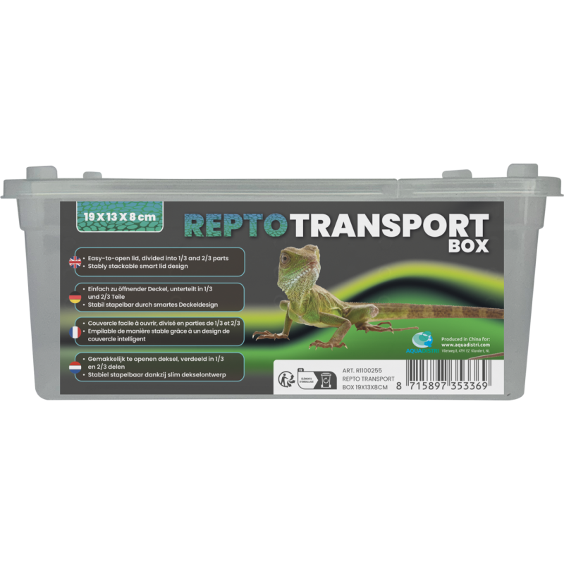Repto Transport Box : Boîte de transport ventilée pour petits reptiles
