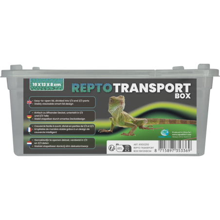 Repto Transport Box : Boîte de transport ventilée pour petits reptiles