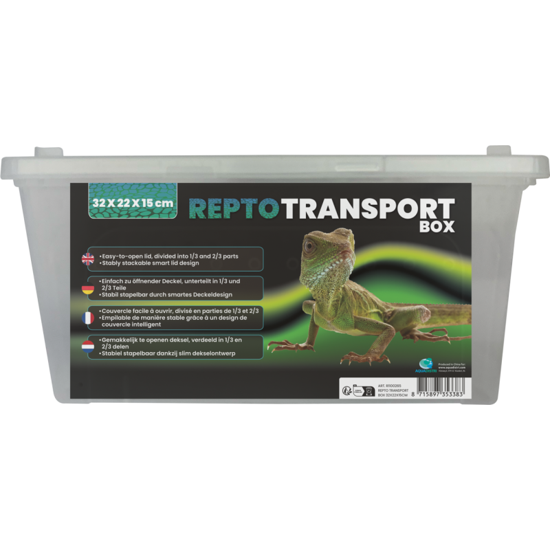 Repto Transport Box : Boîte de transport pour reptiles et amphibiens