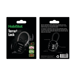 Serrure HabiStat pour terrarium coulissant: Sécurité pour reptiles et invertébrés