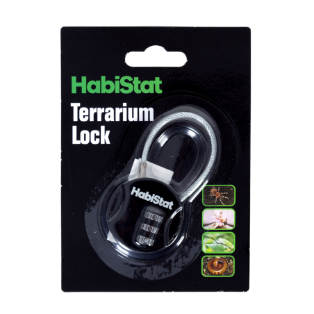 Serrure HabiStat pour terrarium coulissant: Sécurité pour reptiles et invertébrés