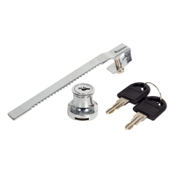 Serrure HabiStat 120 mm pour vivarium : Sécurité renforcée pour terrarium coulissant