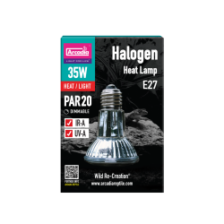 Lampe chauffante terrarium reptiles Arcadia Halogen Basking Spot 35W